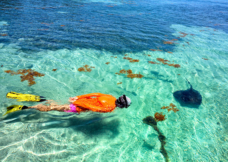 Belize snorkeling & fishing