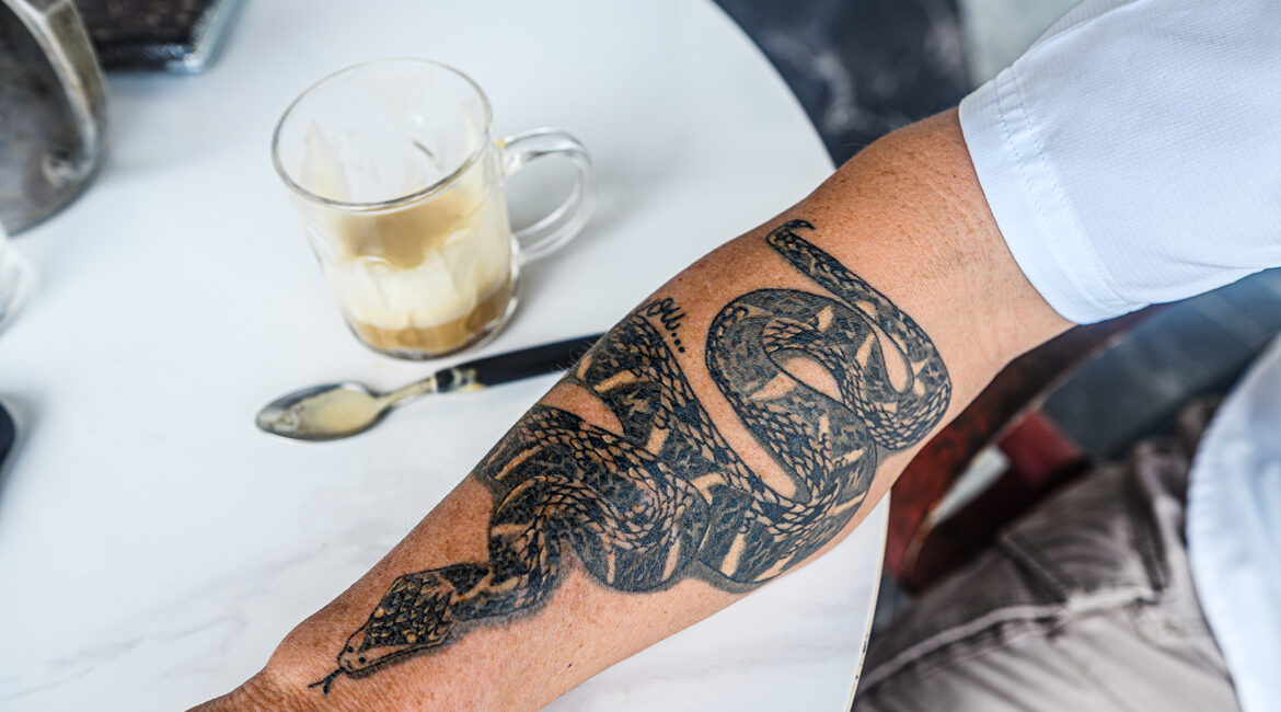Snake tattoo